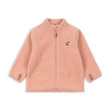 Load image into Gallery viewer, Pink fleece jacket on a white background