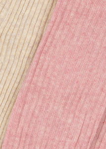 2 pack tights - rose mix