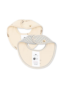 basic 2 pack 2 bib - kubi/stripe bluie