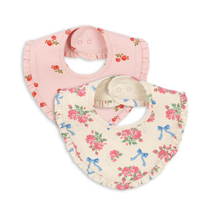 basic 2 pack 2 bib - bella rosita/rosa pink