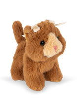 Load image into Gallery viewer, Plush toy resembling a brown animal with a white patch on a white background