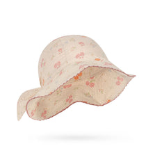 Load image into Gallery viewer, Konges Sløjd Elin Bow Sun Hat Nonoka with wide brim and bow detail, perfect for sun protection and stylish outdoor wear.