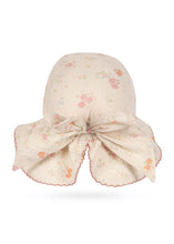 Load image into Gallery viewer, Konges Sløjd Elin Bow Sun Hat Nonoka in soft fabric with a bow detail, perfect for protecting from the sun.