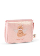 Load image into Gallery viewer, cat wallet - cerise glitter pink