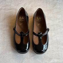 將圖片載入圖庫檢視器 Lulu T Bar Shoes in Vernice Nero