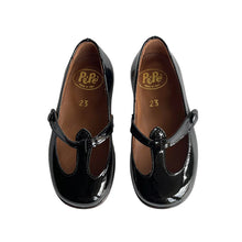 將圖片載入圖庫檢視器 Lulu T Bar Shoes in Vernice Nero