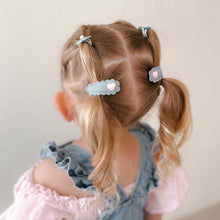 Load image into Gallery viewer, Dainty Snap Clips | Sweetheart Denim