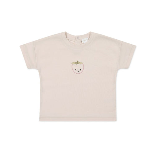 Pima Cotton Mimi Top - Rosewater Strawberry
