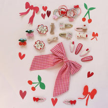 Load image into Gallery viewer, Plaid Oversized Bow Clip