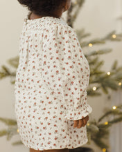 Load image into Gallery viewer, V Smocked Dress || Winter Ditsy