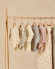Load image into Gallery viewer, Jersey Bodysuit, 2 Pack || French Garden, Rose Micro Stripe