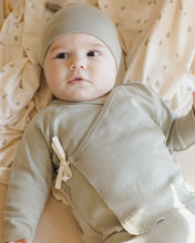Load image into Gallery viewer, Wrap Top + Footed Pant Set || Fern