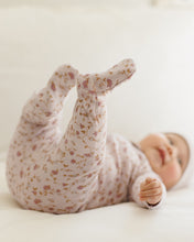 Load image into Gallery viewer, Zip Long Sleeve Sleeper Footie || Garden