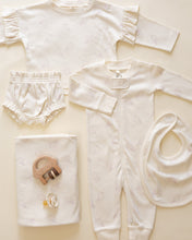 Load image into Gallery viewer, Jersey Snap Bib, 2 Pack || Garden, Snow Owls