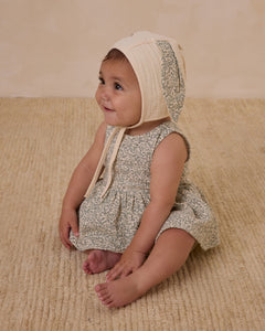 Skirted Tank Romper || Green Garden