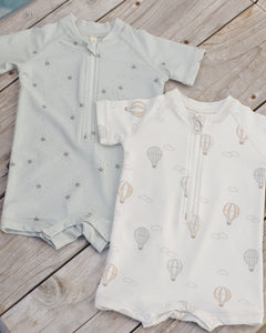 Zip Rashguard One-Piece || Hot Air Balloons