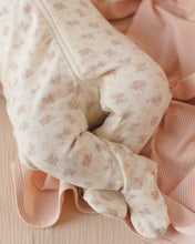 Load image into Gallery viewer, Quincy Mae Swaddle Melon Micro Stripe bedding in soft fabric, featuring a gentle striped pattern, ideal for cozy nursery decor