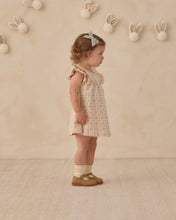 Load image into Gallery viewer, Quincy Mae Flutter Dress with strawberries print, lightweight fabric, sleeveless design, perfect for warm weather and casual wear.