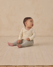 Load image into Gallery viewer, Quincy Mae side snap bodysuit for babies, featuring soft fabric and practical snap closures, in a neutral farm-inspired color.