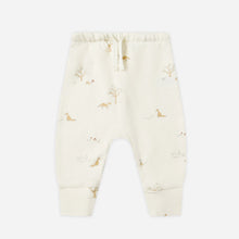 將圖片載入圖庫檢視器 Cream-colored baby pants with small pattern on a white background