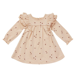 Long Sleeve Flutter Dress || Tulips