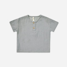 將圖片載入圖庫檢視器 Henry Top || Blue Gingham