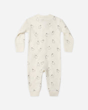 Load image into Gallery viewer, Baby onesie with a subtle pattern on a white background