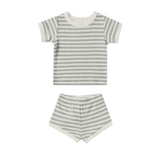 Load image into Gallery viewer, Waffle Shortie Set || Sky Stripe