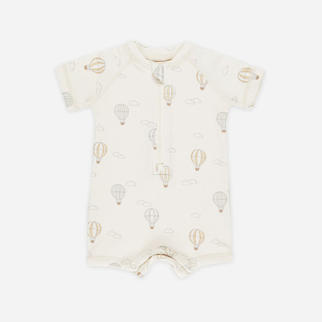 Zip Rashguard One-Piece || Hot Air Balloons