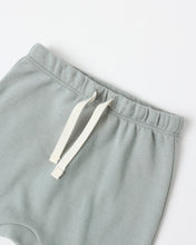 Load image into Gallery viewer, Wrap Top + Footed Pant Set || Steel Blue