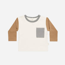 將圖片載入圖庫檢視器 Long Sleeve Pocket Tee || Color Block