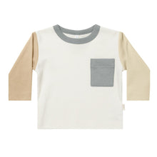 將圖片載入圖庫檢視器 Long Sleeve Pocket Tee || Color Block