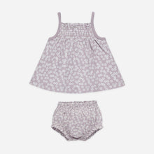 將圖片載入圖庫檢視器 Smocked Tank + Bloomer Set || Lavender Ditsy