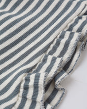 Load image into Gallery viewer, Quincy Mae Evie Tank and Shortie Set in ocean stripe, featuring a cozy tank top and matching shorts for kids.