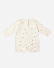 Load image into Gallery viewer, Baby romper with long sleeves on a white background