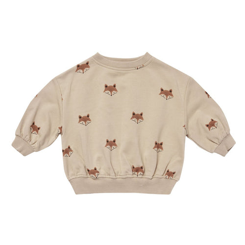 Relaxed Fleece Sweatshirt || Foxes
