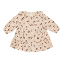 Load image into Gallery viewer, Ruffle Collar Button Dress || Fig Flora