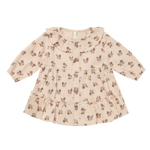 Ruffle Collar Button Dress || Fig Flora