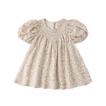 Load image into Gallery viewer, Quincy Mae Carina Dress Dahlia in natural fabric, featuring a soft, lightweight design with delicate details and a comfortable fit.