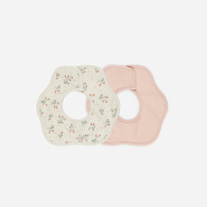 Flower Bib, 2 Pack || Strawberries, Melon