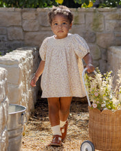 Load image into Gallery viewer, Quincy Mae Carina Dress Dahlia worn by a child, featuring floral pattern, soft fabric, and a comfortable, stylish design.