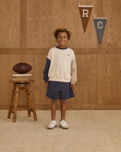 Load image into Gallery viewer, Relaxed Sweatshirt || Navy Color Block