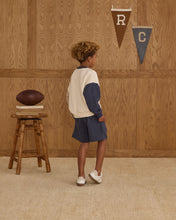 Load image into Gallery viewer, Relaxed Sweatshirt || Navy Color Block