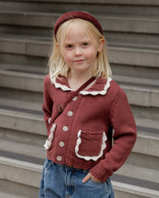 Load image into Gallery viewer, Collared Cardigan || Burgundy