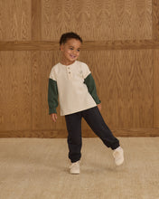 Load image into Gallery viewer, Relaxed Long Sleeve Henley || Chase Your Dreams