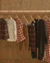 Load image into Gallery viewer, Collared Long Sleeve Shirt || Red Plaid