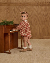 Load image into Gallery viewer, Baby Bow Headband || Red Plaid