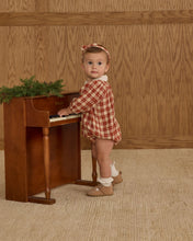 Load image into Gallery viewer, Heidi Romper || Red Plaid