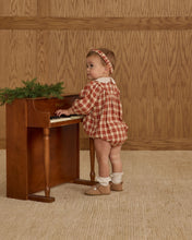 Load image into Gallery viewer, Heidi Romper || Red Plaid