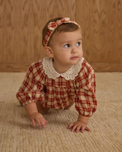 Load image into Gallery viewer, Baby Bow Headband || Red Plaid
